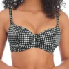 FREYA Check In Sweetheart Bikini Top - Monochrome