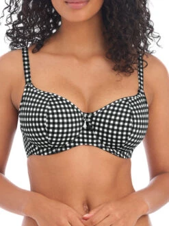 FREYA Check In Sweetheart Bikini Top - Monochrome