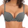 FREYA Check In Bikini Top - Monochrome