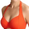 Panache Echo Halterneck Bikini Top - Orange