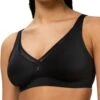 Triumph True Shape Sensation Minimizer Bra - Black