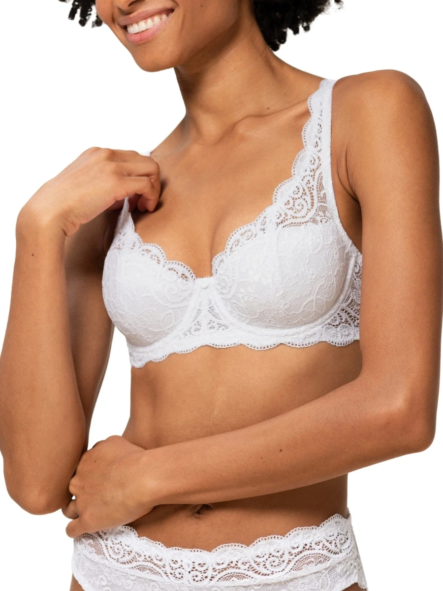 Triumph Amourette WHP Half Cup Bra - White - Image 4