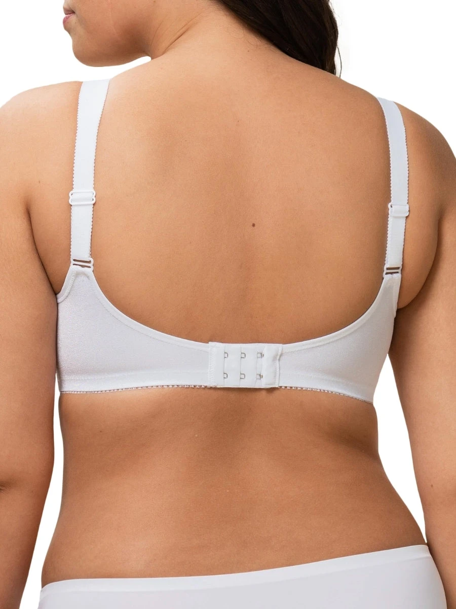 Triumph Doreen + Cotton Full Cup Bra - White - Image 5
