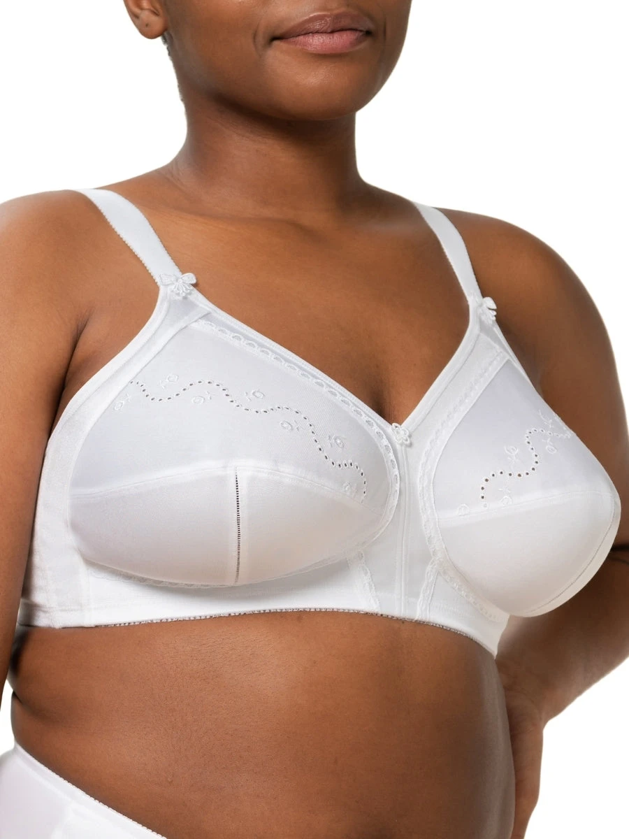 Triumph Doreen + Cotton Full Cup Bra - White