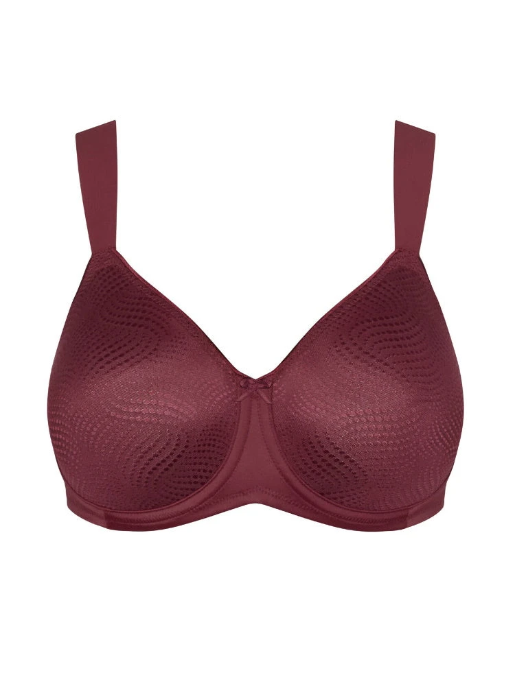 Triumph Essential Minimiser W Bra - Garnet Brown - Image 3