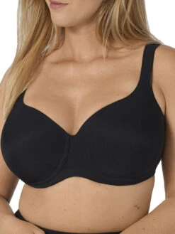 Triumph Modern Soft + Cotton Padded T-Shirt Bra - Black