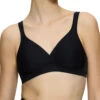 Triumph Modern Soft+Cotton Non-Wired Bra - Black