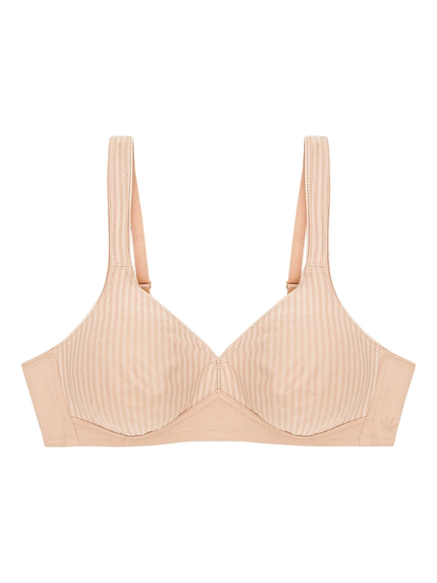 Triumph Modern Soft+Cotton Non-Wired Bra - Neutral Beige - Image 5
