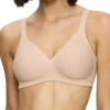 Triumph Modern Soft+Cotton Non-Wired Bra - Neutral Beige