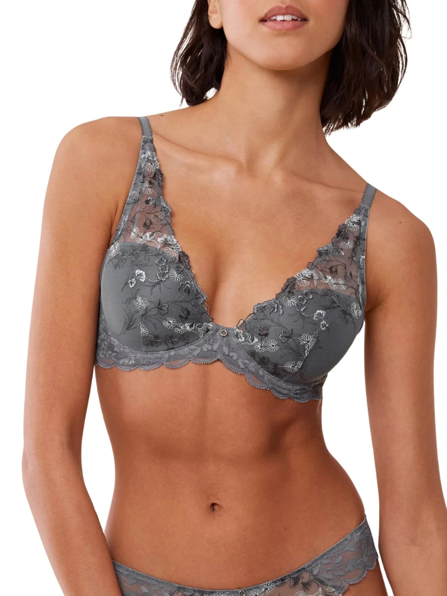 Triumph Sensual Spotlight High Apex Bra - Pebble Grey - Image 3