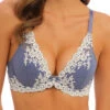 Wacoal Embrace Lace Plunge Underwire Bra - Wild Wind/Egret