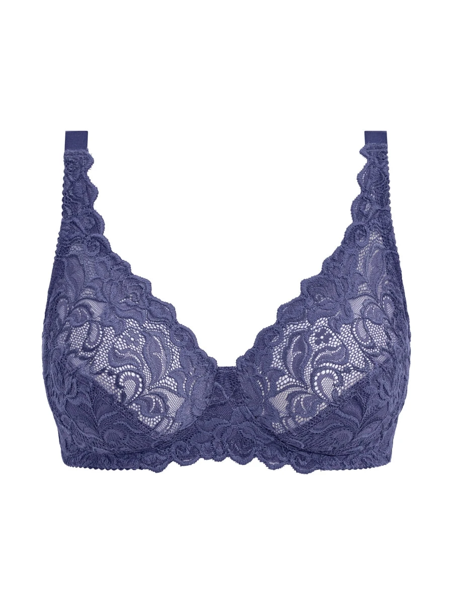 Wacoal Eglantine Non Wired Bra - Dark Azure - Image 5