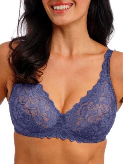 Wacoal Eglantine Non Wired Bra - Dark Azure