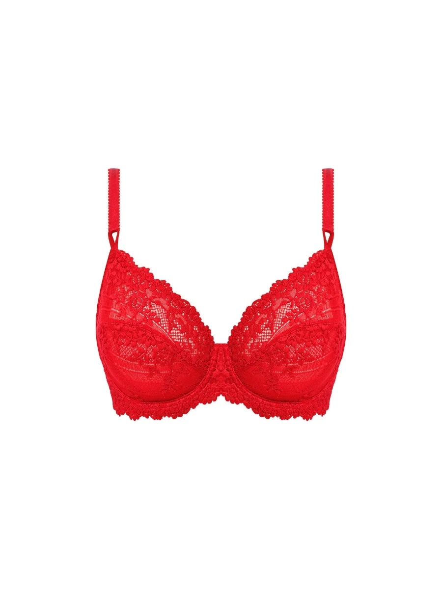 Wacoal Embrace Lace Underwire Bra - Equestrian Red - Image 6