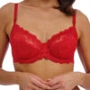 Wacoal Embrace Lace Underwire Bra - Equestrian Red