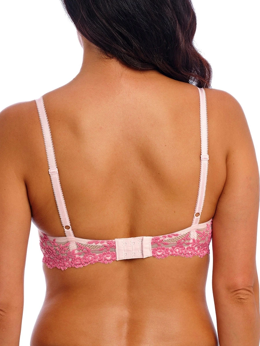 Wacoal Embrace Lace Underwire Bra - Ballet Slipper/Chateau Rose - Image 2