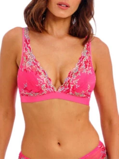 Wacoal Embrace Lace Soft Cup Bra - Hot Pink/Multi