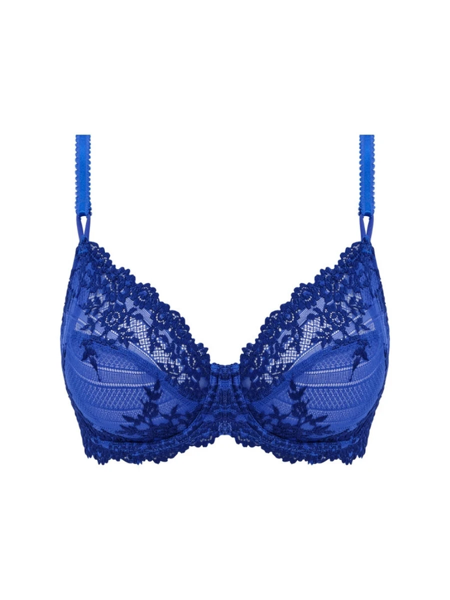 Wacoal Embrace Lace Underwire Bra - Beaucoup Blue/Bellwether Blue - Image 5
