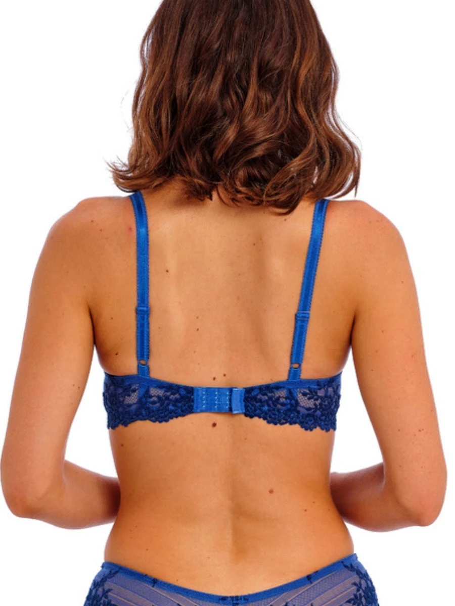 Wacoal Embrace Lace Contour Bra - Beaucoup Blue/Bellwether Blue - Image 2