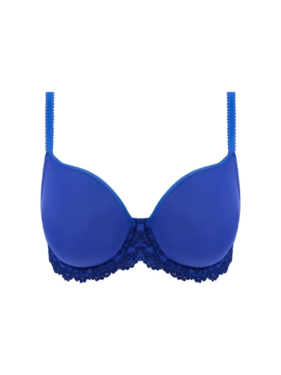 Wacoal Embrace Lace Contour Bra - Beaucoup Blue/Bellwether Blue - Image 5