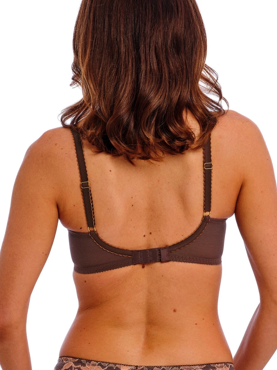 Wacoal Florilege Moulded Spacer Bra - Chocolate/Burlwood - Image 2