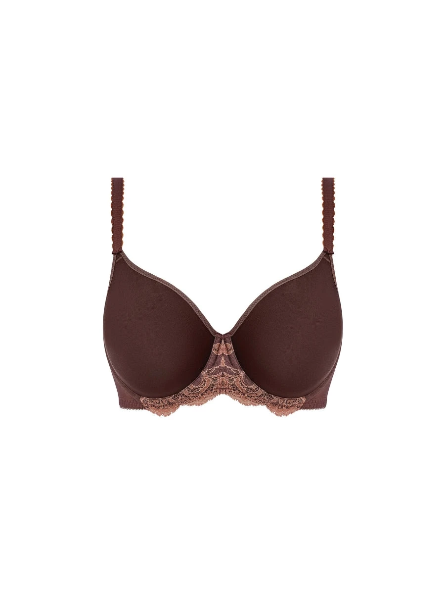 Wacoal Florilege Moulded Spacer Bra - Chocolate/Burlwood - Image 5