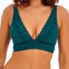 Wacoal Halo Lace Soft Cup Bra - Dark Sea