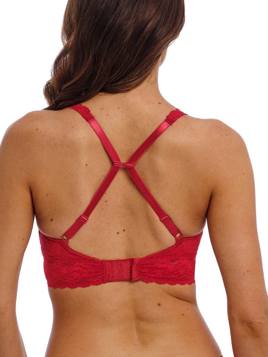 Wacoal Halo Lace Soft Cup Bra - Equestrian Red - Image 3