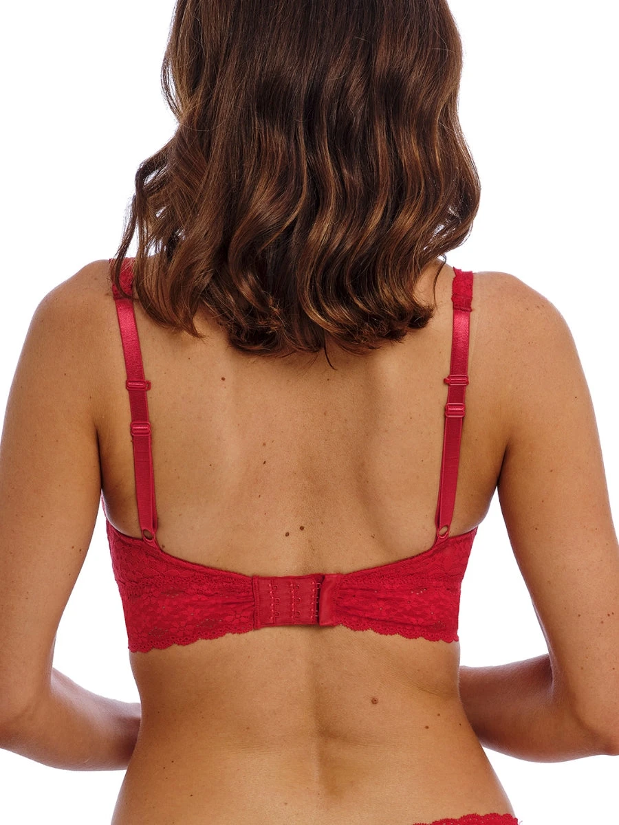 Wacoal Halo Lace Soft Cup Bra - Equestrian Red - Image 2