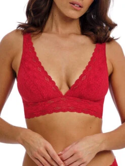 Wacoal Halo Lace Soft Cup Bra - Equestrian Red