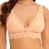 Wacoal Halo Lace Soft Cup Bra - Almost Apricot
