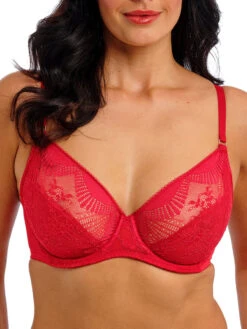 Wacoal Sensu Lace Underwire Bra - Salsa