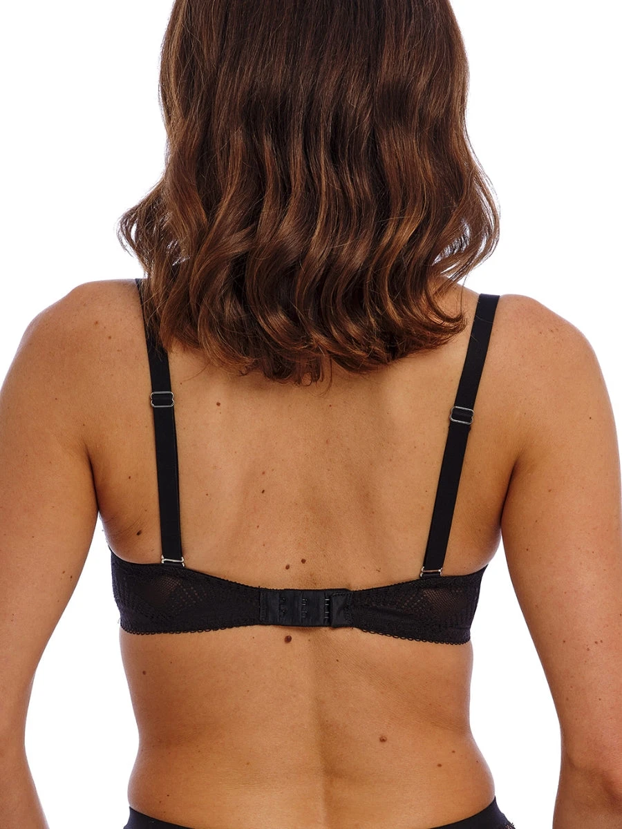 Wacoal Sensu Lace Plunge Bra - Black - Image 2
