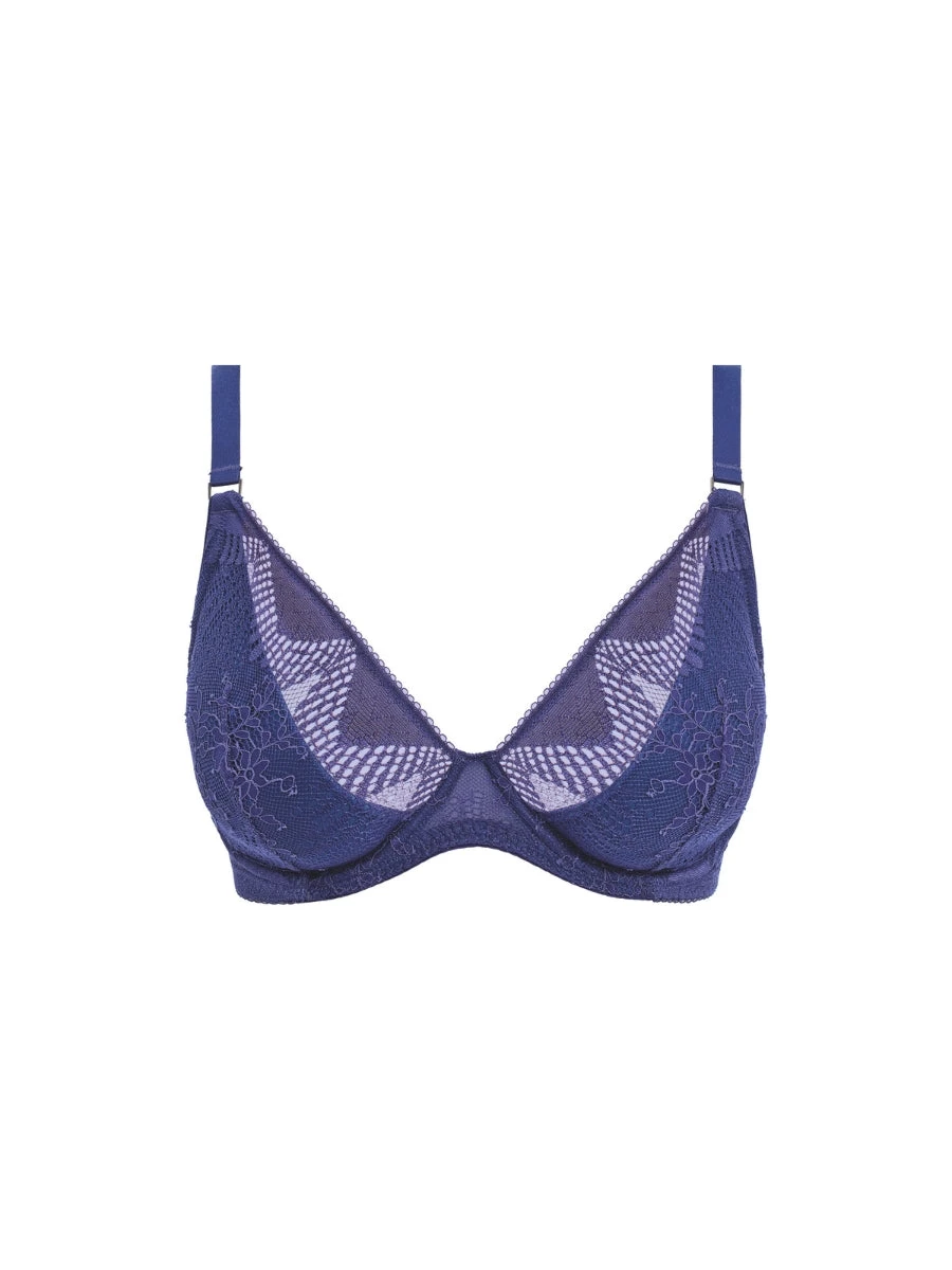 Wacoal Sensu Lace Plunge Bra - Dark Azure - Image 9