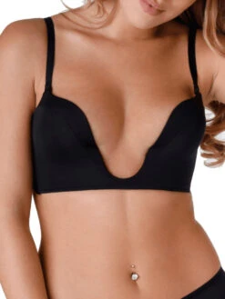Wonderbra Ultimate Silhouette Plunge Bra - Black
