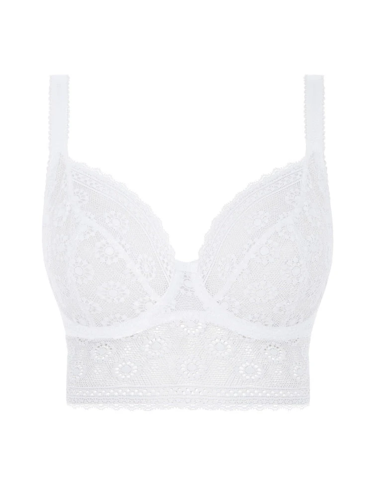 FREYA Love Note Underwired Bralette - White - Image 3