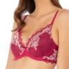 Wacoal Lace Perfection Plunge Push Up Bra - Cerise
