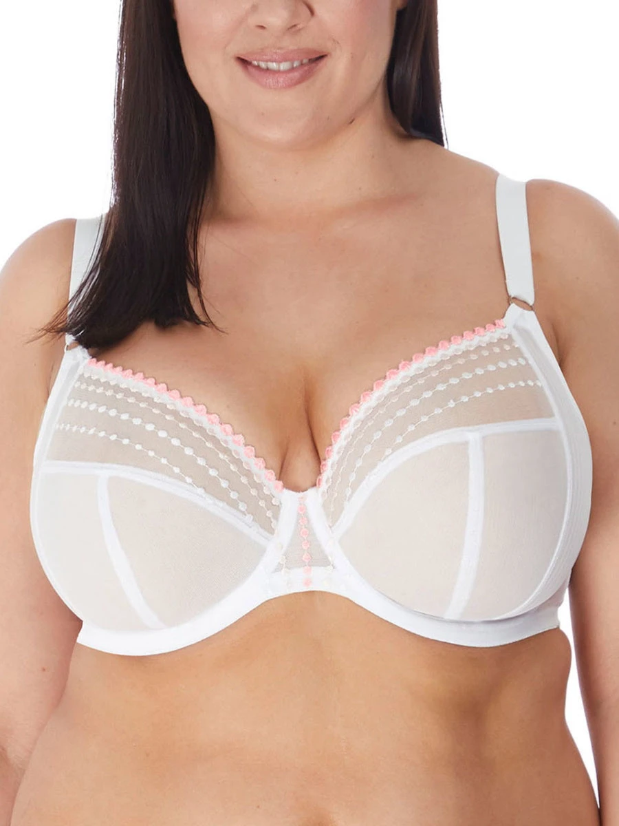 ELOMI Matilda Plunge Bra - White