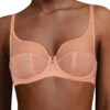Chantelle Motif Plunge Bra - Blush