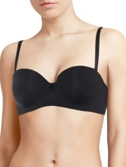 Chantelle Essentiall Bandeau T-Shirt Bra - Black