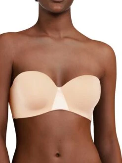 Chantelle Essentiall Bandeau T-Shirt Bra - Golden Beige