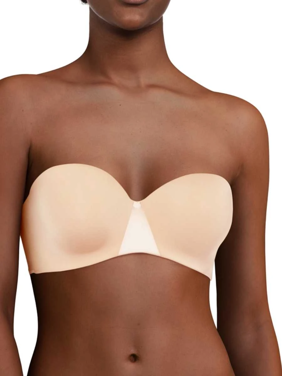 Chantelle Essentiall Bandeau T-Shirt Bra - Golden Beige