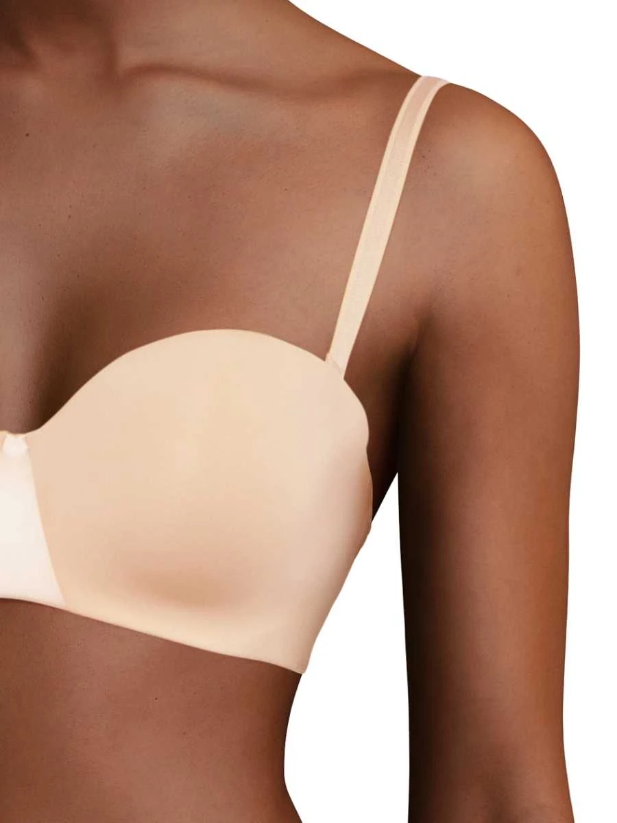 Chantelle Essentiall Bandeau T-Shirt Bra - Golden Beige - Image 3