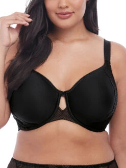 ELOMI Charley Moulded Spacer Bra - Black