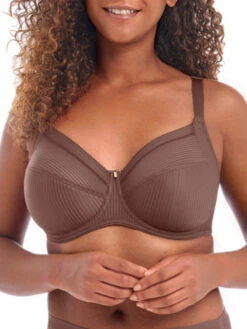 FANTASIE Fusion Full Cup Side Support Bra - Coffee Roast