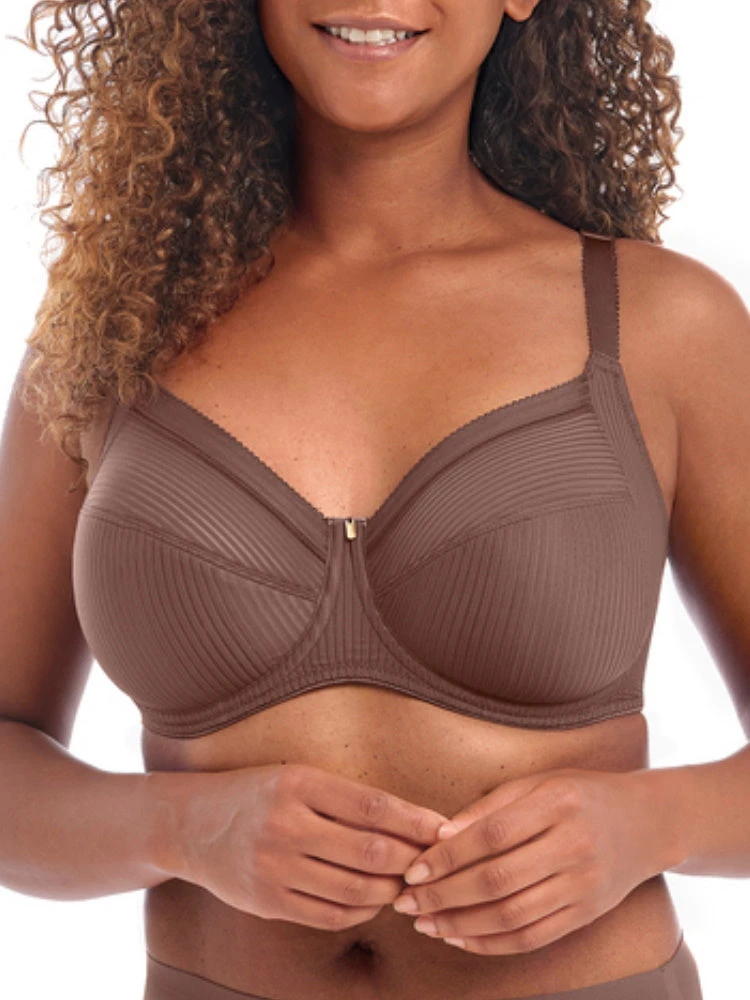 FANTASIE Fusion Full Cup Side Support Bra - Coffee Roast