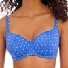 FREYA Jewel Cove Sweetheart Bikini Top - Azure