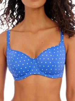 FREYA Jewel Cove Sweetheart Bikini Top - Azure