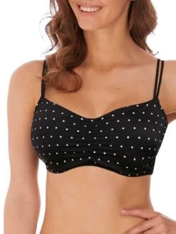 FREYA Jewel Cove Bralette Bikini Top - Black