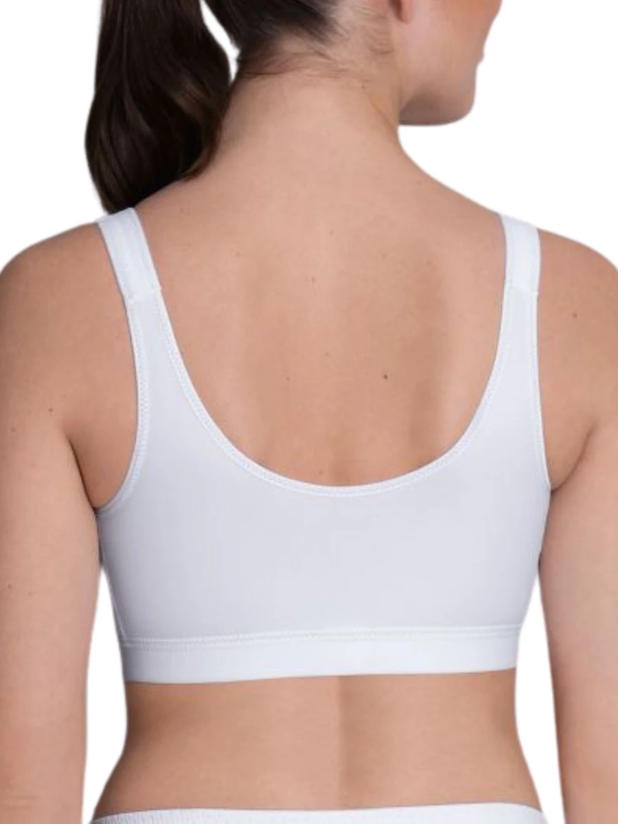 ANITA Front Closure Sports Bra - White - Image 2